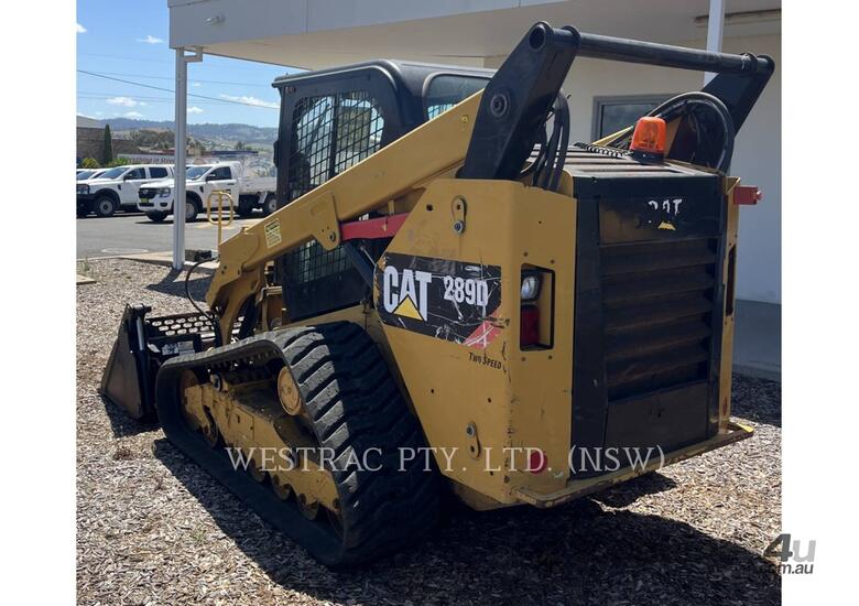 caption CAT 289D Compact Track Loader