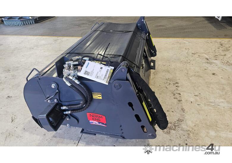 caption New NORM Skidsteer Enclosed 4 in 1 Bucket Broom 1800mm