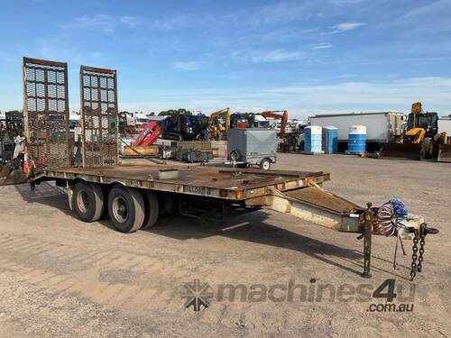 1991 P&J Transport Engineers Pty Ltd PT2 Tandem Axle Beaver Tail Plant Trailer