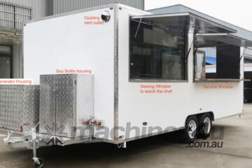 Food Trailer - 6m x 2.5m x 2.2m (LxWxH) with 12 month Registration