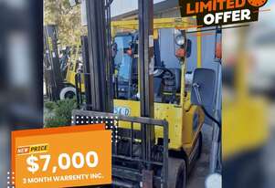 EOFY SALE - HYSTER Forklift | 1.7 Ton | LPG | 4500mm Height | Side Shift Inc