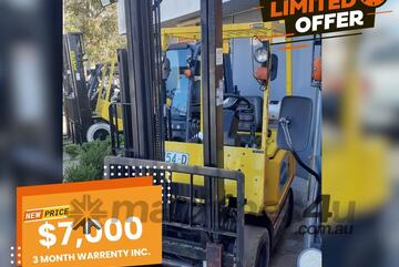 EOFY SALE - HYSTER Forklift | 1.7 Ton | LPG | 4500mm Height | Side Shift Inc