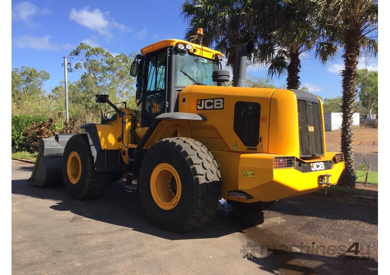 caption JCB 455ZX Wheel Loader + GP Bucket & Warranty!
