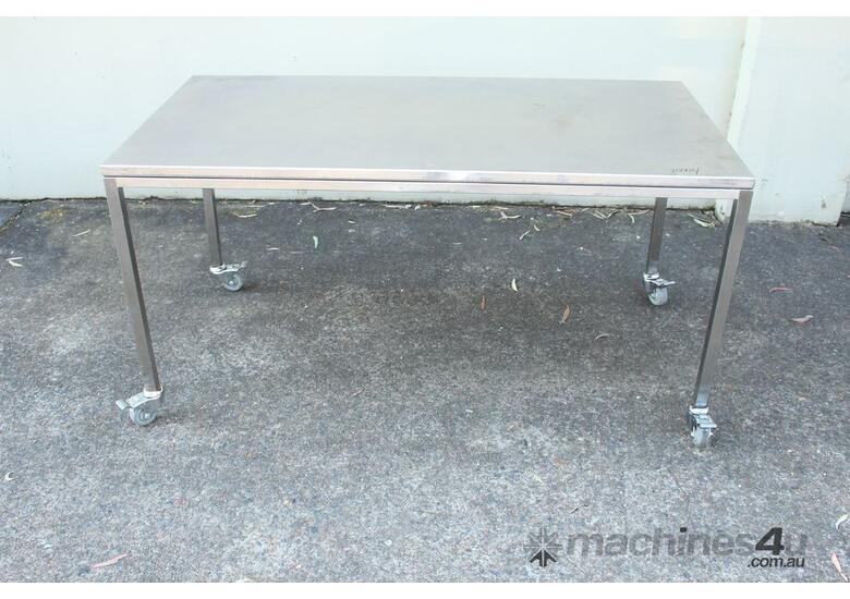 Stainless Steel Mobile Table.