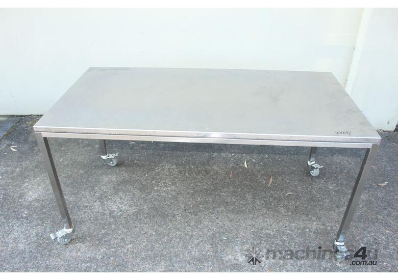 Stainless Steel Mobile Table.