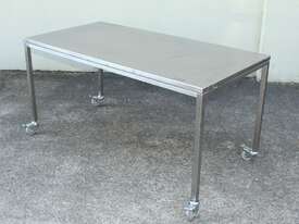 Stainless Steel Mobile Table. - picture3' - Click to enlarge
