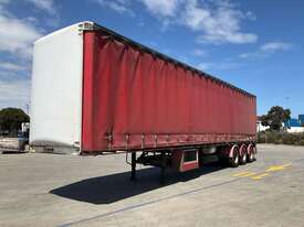 2002 Maxitrans ST3 Tri Axle Flat Top Curtainside B Trailer - picture1' - Click to enlarge