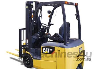 CATERPILLAR EP18TCB 3 Wheel Electric Container Mast