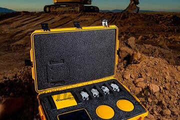 Hemisphere GradeMetrix VR1000 Excavator 3D GNSS Grade Control & Guidance System