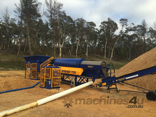 Precisionscreen Barrel Washer 1750: Efficient Scrubbing and Cleaning for Aggregates