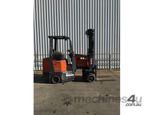 caption AISLE-MASTER 20SE 2.0T Battery Electric Narrow Aisle Forklift