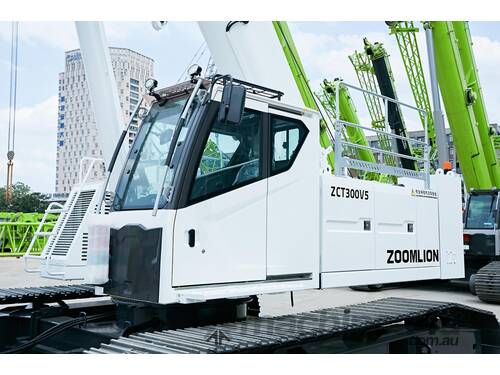 caption 2025 Zoomlion ZCT300V 30Ton Telescopic Crawler Crane