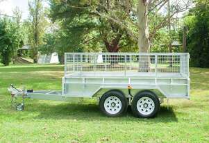 12x6 Tandem Axle Galvanised Box Trailer 3500kg ATM (Price shown Without Cage)