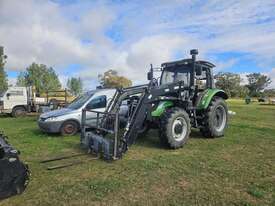 AGRISON SH1004 TRACTOR FRONT END LOADER WITH FORKS & 4IN1 BUCKET-100HP, 337HRS - picture0' - Click to enlarge
