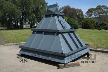 Large Industrial Heavy Duty Steel Hopper - 2480 x 2440mm