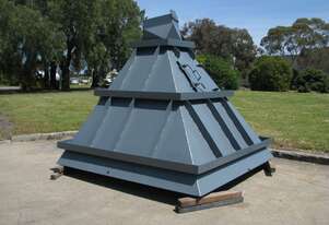 Large Industrial Heavy Duty Steel Hopper - 2480 x 2440mm Large Industrial Heavy Duty Steel Hopper - 2480 x 2440mm