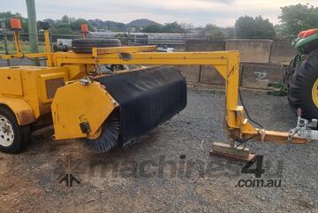 Sewell TB2000E towed broom trailer sweeper