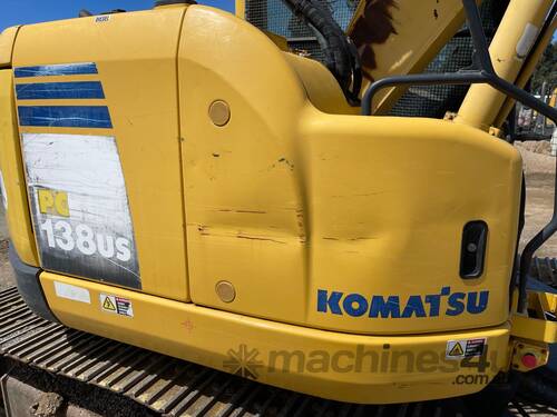 2010 Komatsu PC138US-8 Excavator (Steel Tracked)