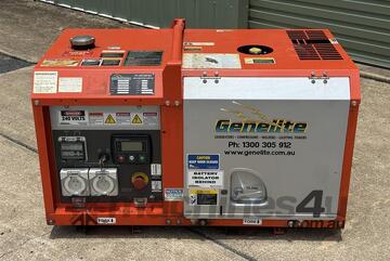 2018 GENELITE 6 KVA DIESEL GENERATOR