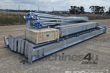 Unused 2025 BLUESEA Galvanised Steel Frame Building, 100'x50'x18'