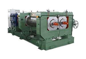 Two Roll Tyre Rubber Crusher Mill - 45kW - Huicai XKP400