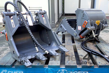   1-3 ton (30mm or 25mm pin) Attach2 Hydraulic 4-in-1 Excavator Bucket