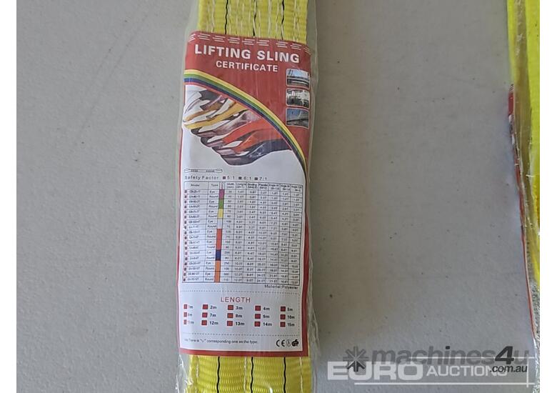 Unused 3 Ton x 2m Webbing Slings  (5 of) 