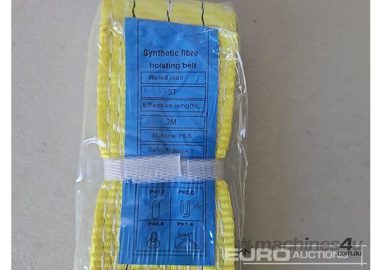 Unused 3 Ton x 2m Webbing Slings  (5 of) 