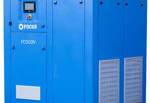 Focus Chieftain FC500V Portable 240cfm Base Mounted VSD Electric Compressor