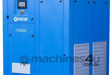 Focus Chieftain FC500V Portable 240cfm Base Mounted VSD Electric Compressor