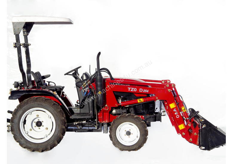 caption YTO 254 4wd R.O.P.S. F.E.L. 4 in 1 bucket