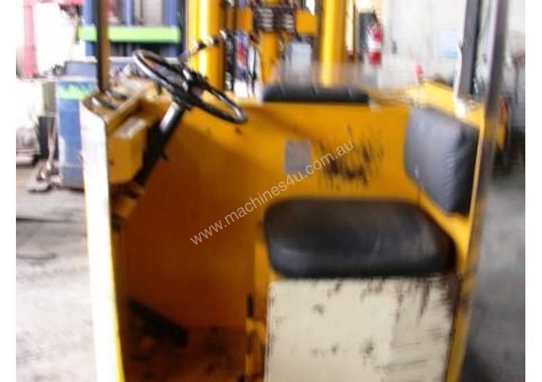 caption Toyota 1.8 Ton Electric Forklift Reach Truck