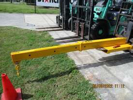 Forklift Jibs-New Attachment: Adjustable #A11-A	 - picture1' - Click to enlarge