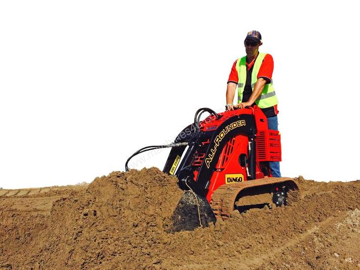 caption NEW DINGO MINI LOADER 4 IN 1 BUCKET
