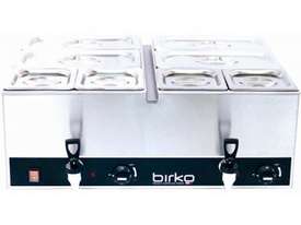 Birko 1110100 Bain Marie Dble Tap/Vents no pans - picture0' - Click to enlarge