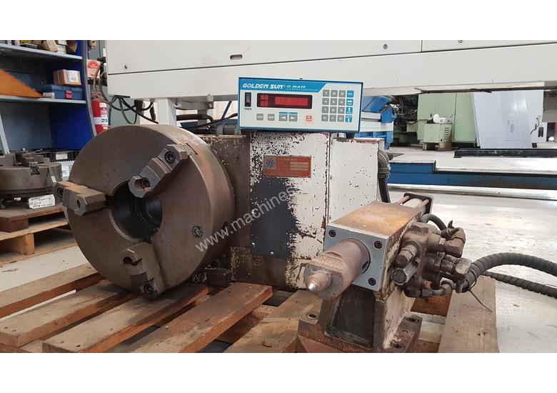 caption Golden Sun CNC-321V 4th Axis with G-Mate Controlle