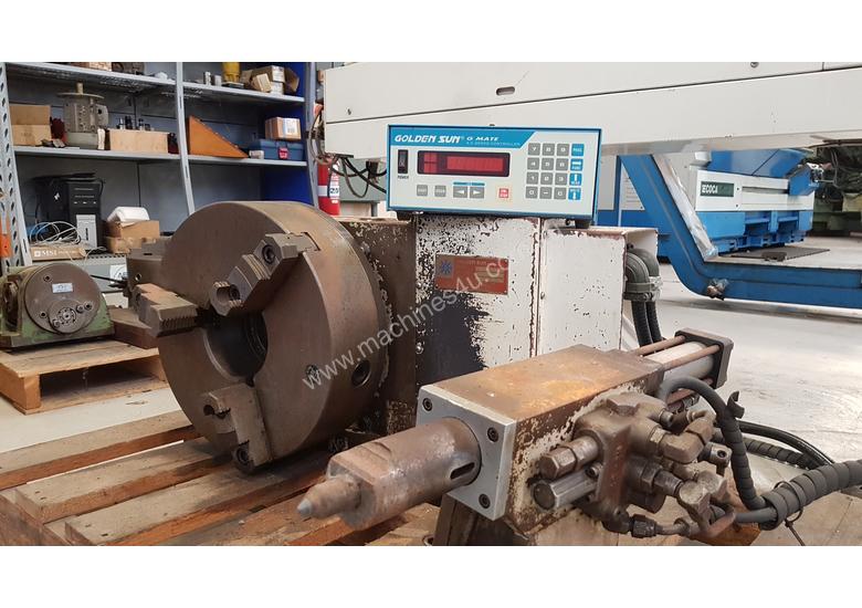 caption Golden Sun CNC-321V 4th Axis with G-Mate Controlle