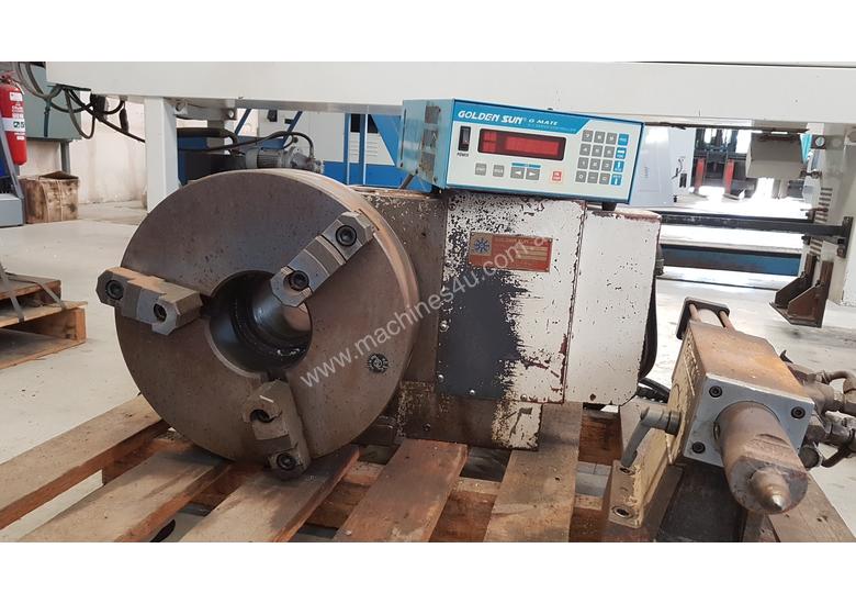 caption Golden Sun CNC-321V 4th Axis with G-Mate Controlle