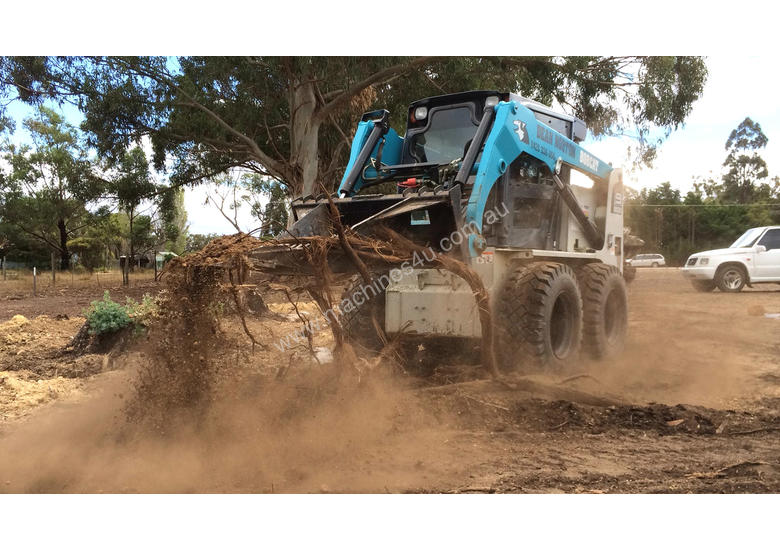 New 2017 himac Skid Steer Stump Removal Trenching Bucket Skid Steer