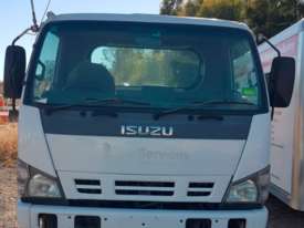 Isuzu body truck with tray and bus cabin  - picture0' - Click to enlarge