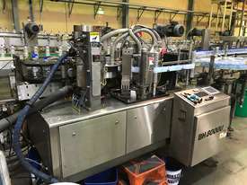 Super Fast Linear Roll Fed Labeller for the bottling industry - picture0' - Click to enlarge