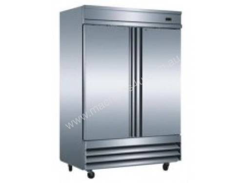 Mitchel Refrigeration Stainless Steel Two Door Freezer