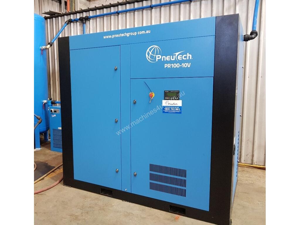 New 2018 Pneutech Pneutech PR Series 100hp 75kW Variable Speed Rotary ...