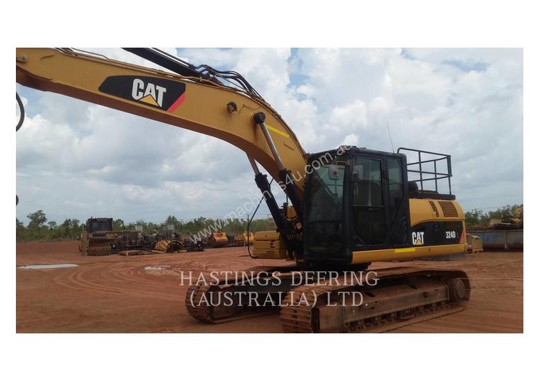 caption CATERPILLAR 324DL Track Excavators