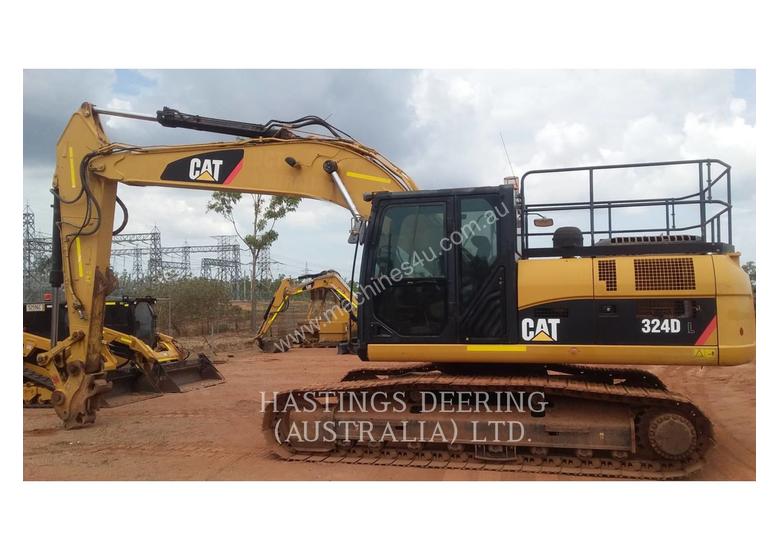caption CATERPILLAR 324DL Track Excavators