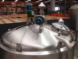 Stainless Steel Jacketed Mixing Tank - picture1' - Click to enlarge