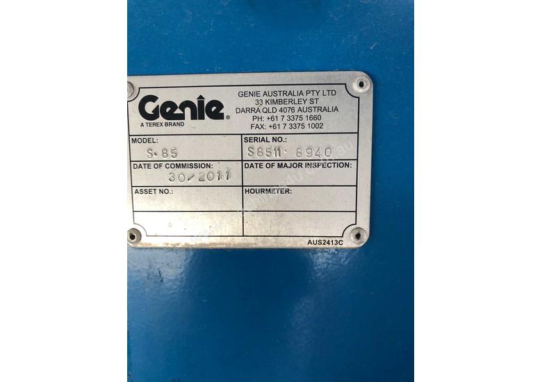 caption Genie S85 Used 2011