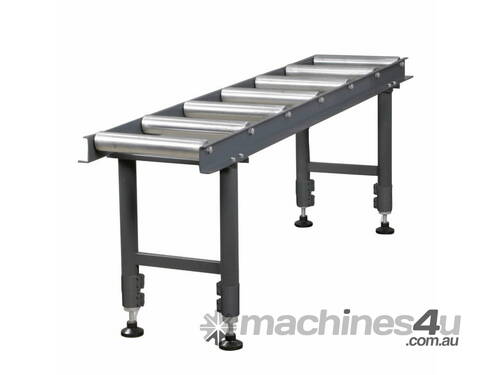 2 Meter OPTIMUM Conveyor Roller Stand Table Band Drop Cold Saw Packaging Convey Material Metal