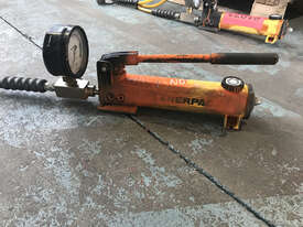 Enerpac Hydraulic Two Speed Porta Power Hand Pump c/w Gauge - picture1' - Click to enlarge