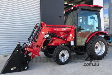 TANNERTRACK - TYM T413 40HP 4WD Cabin Tractor HST inc Loader & 4in1 Bucket